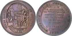 World Coins - France, Monneron de 5 Sols, 1792 / AN 4, Birmingham, Bronze,