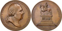 World Coins - France, Medal, Louis XVIII, Politics, Society, War, Andrieu, , Bronze