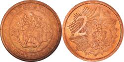 World Coins - Gibraltar, Fantasy euro patterns, 2 Euro Cent, 2004, , Copper Plated Steel