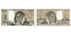 World Coins - France, 500 Francs, Pascal, 1986-02-06, E.239, UNC(60-62)