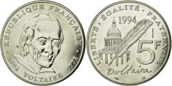 World Coins - Coin, France, Voltaire, 5 Francs, 1994, Paris, ESSAI, , Nickel, KM:1063