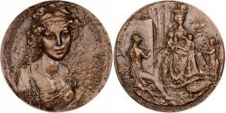 World Coins - France, Medal, Élisabeth Vigée Le Brun, 1970, Monnaie de Paris, Bronze