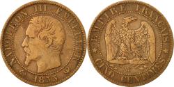 World Coins - Coin, France, Napoleon III, Napoléon III, 5 Centimes, 1855, Lille,