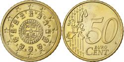 World Coins - Portugal, 50 Euro Cent, 2002, Lisbon, Nordic gold,