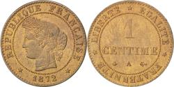 World Coins - Coin, France, Cérès, Centime, 1872, Paris, , Bronze, KM:826.1