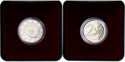 World Coins - Belgium, 2 Euro, European Year for Development, 2015, Brussels, Bimetallic