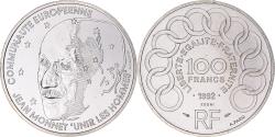 World Coins - Coin, France, Jean Monet, 100 Francs, 1992, Monnaie de Paris, ESSAI,