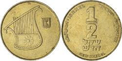 World Coins - Coin, Israel, 1/2 New Sheqel, 1999
