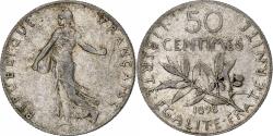 World Coins - France, 50 Centimes, Semeuse, 1898, Paris, Silver, , Gadoury:420