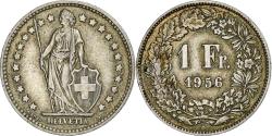 World Coins - Switzerland, Franc, 1956, Bern, Silver, , KM:24