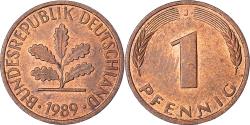 World Coins - Coin, GERMANY - FEDERAL REPUBLIC, Pfennig, 1989