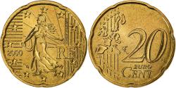 World Coins - France, 20 Euro Cent, BU, 2000, MDP, Nordic gold, , KM:1286