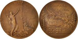 World Coins - France, Medal, Le Matin, Business & industry, Riberon, , Copper