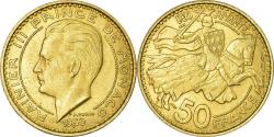 World Coins - Coin, Monaco, Rainier III, 50 Francs, Cinquante, 1950,