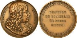 World Coins - France, Medal, Colbert, Chambre de Commerce de Reims, Depaulis, , Bronze