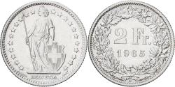 World Coins - Coin, Switzerland, 2 Francs, 1965, Bern, , Silver, KM:21