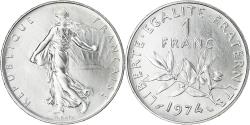 World Coins - France, Semeuse, Franc, 1974, Paris, série FDC, , Nickel, KM:925.1