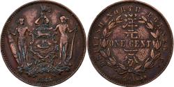 World Coins - British North Borneo, Cent, 1882, Heaton, Bronze,