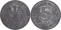 World Coins - Coin, Austria, 5 Groschen, 1968