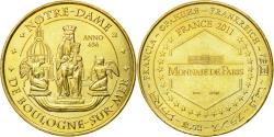 World Coins - France, Token, Touristic token, Boulogne-sur-Mer - Cathédrale n°2, 2011, MDP