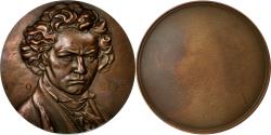 World Coins - France, Medal, Musique, Ludwig Von Beethoven, 1983, Auguste Coutin,