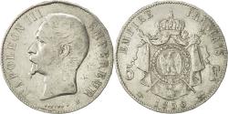 World Coins - Coin, France, Napoleon III, Napoléon III, 5 Francs, 1856, Paris,