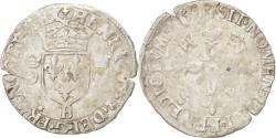 World Coins - Coin, France, Douzain aux croissants, 1551, Rouen, , Billon