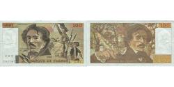 World Coins - France, 100 Francs, Delacroix, 1991, S.191, EF(40-45), Fayette:69bis.4a