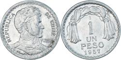 World Coins - Coin, Chile, Peso, 1957