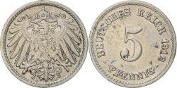 World Coins - Coin, GERMANY - EMPIRE, Wilhelm II, 5 Pfennig, 1912, Berlin,