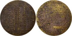 World Coins - France, Token, Louis XVI, Almanach, 1777, Brass,