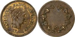 World Coins - France, Medal, Jeton de jeu, Napoléon III, Kaiser d. Franzosen, Brass