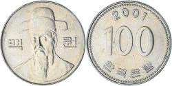 World Coins - Coin, Korea, 100 Won, 2001