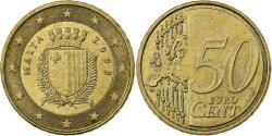World Coins - Malta, 50 Euro Cent, 2008, Nordic gold, , KM:130