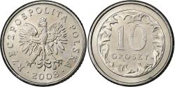 World Coins - Poland, 10 Groszy, 2008, Warsaw, Copper-nickel, , KM:279