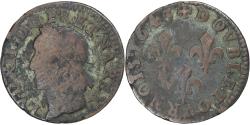 World Coins - France, Louis XIII, Double Tournois, Double tournois de Warin, tête à gauche