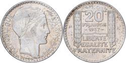 World Coins - France, 20 Francs, Turin, 1937, Paris, Silver, , KM:879