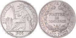 World Coins - Coin, FRENCH INDO-CHINA, Piastre, 1905, Paris, , Silver, KM:5a.1