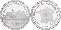 World Coins - France, Medal, Château de Vaux-le-Vicomte, Silver,