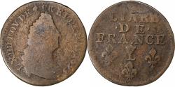 World Coins - France, Louis XIV, Liard, 1693, Lille, Copper, , Gadoury:81