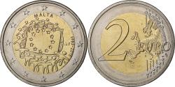 World Coins - Malta, 2 Euro, 2015, Bi-Metallic,