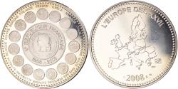 World Coins - France, Medal, L'Europe des XXVII, Veme République, Politics, 2008, MDP