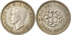 World Coins - Coin, Great Britain, George VI, 3 Pence, 1937, , Silver, KM:848