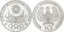 World Coins - Coin, GERMANY - FEDERAL REPUBLIC, 10 Mark, 1972, Karlsruhe, , Silver