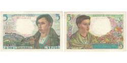 World Coins - France, 5 Francs, Berger, 1943, E.104, AU(55-58), Fayette:05.05, KM:98a