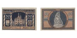 World Coins - Banknote, Germany, Kissingen Bad Stadt, 50 Pfennig, personnage, 1920, AU(50-53)