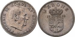 World Coins - Denmark, Frederik IX, Krone, 1965, Copenhagen, Copper-nickel,
