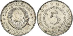World Coins - Coin, Yugoslavia, 5 Dinara, 1980