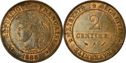 World Coins - Coin, France, Cérès, 2 Centimes, 1888, Paris, , Bronze, KM:827.1