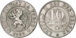 World Coins - Belgium, Leopold II, 10 Centimes, 1898, Brussels, Copper-nickel,